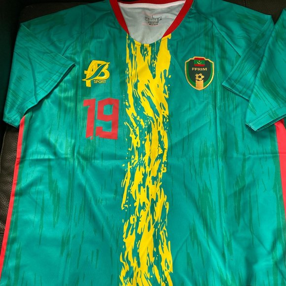 AB brand MAURITANIA National Team SOULEYMANE DOUKARA Men's JERSEY Sz M,L,XL,2XL - Picture 2 of 7